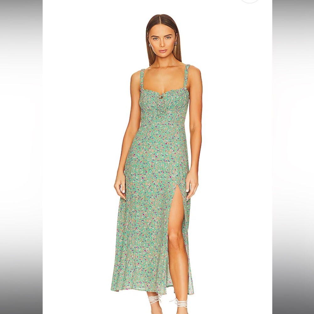 ASTR the Label Elsie Floral Midi Dress